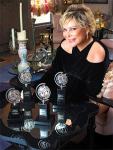 Wendy Federman with Broadway Tony Awards